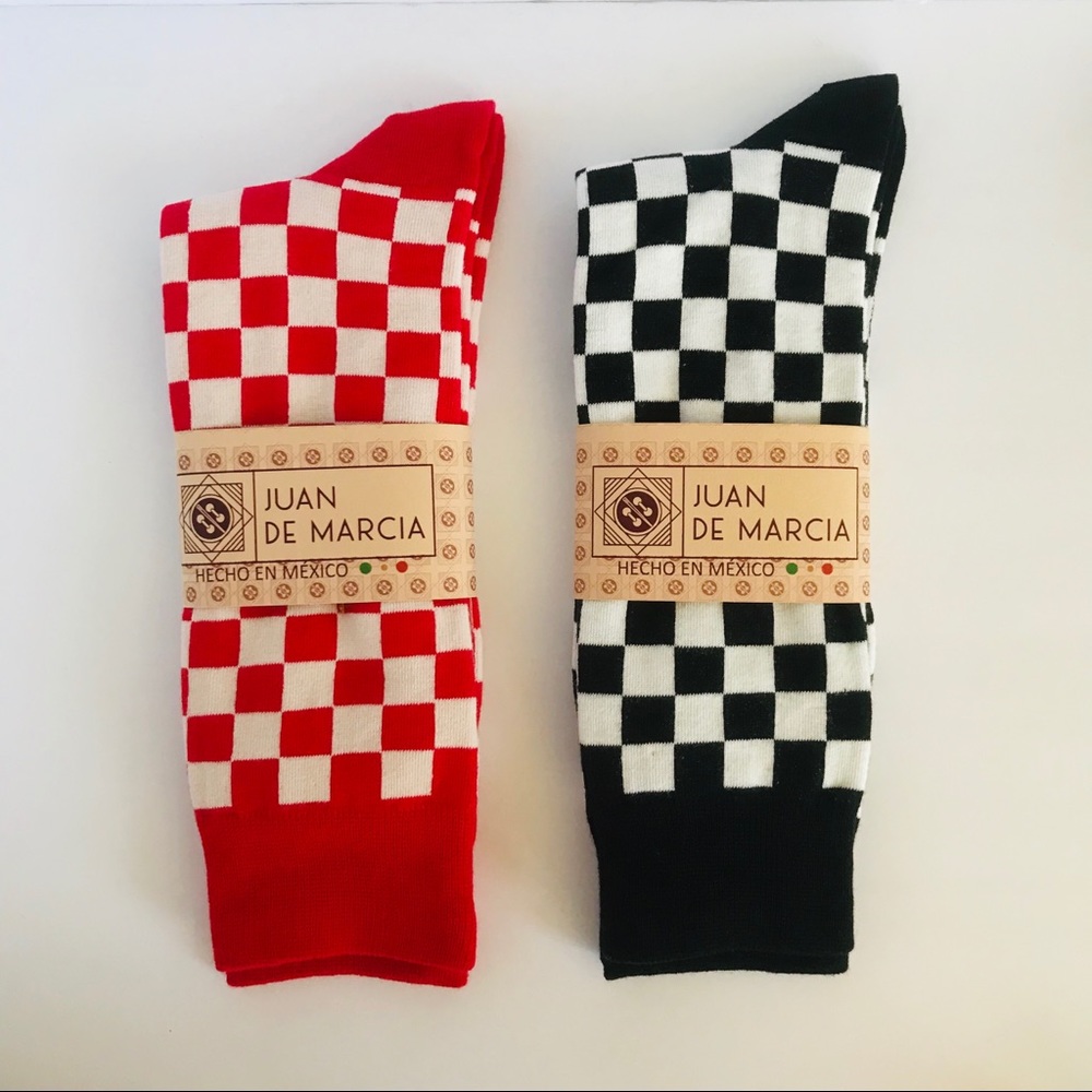 2 pairs of Checkered Socks